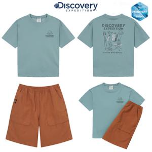 디스커버리키즈 DKAZ72053-DMS 키즈 프레시벤트 아웃도어 백그래픽 트레이닝 세트