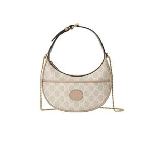 구찌 GG 하프문 쉐이프 미니백 베이지 화이트 726843-FAA4G-9897