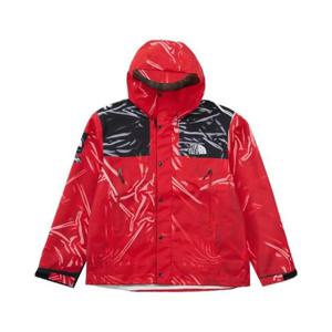 슈프림 x 노스페이스 트롱프 뢰유 프린티드 테입드 심 쉘 자켓 레드   23SS NF0A84NVKIU