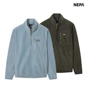 [네파] 남성 플러피 플리스 반집업 티셔츠 7L75464