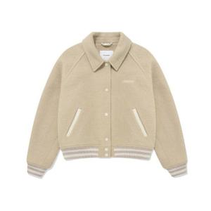 M 커버낫자켓 CQK CO2304JK60-BE 우먼 바시티 자켓 Beige