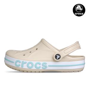 [미세하자] 크록스 바야밴드 클로그 남자 여성 슬리퍼 샌들 윈터 화이트 205089-1LI_A