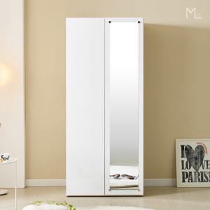 [모로]메이벨 20T 810 긴문 옷장 원터치 거울 경 댐퍼 장농 장롱