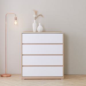 퍼스웰 도도스 강화UV코팅 광폭900 4단 서랍장(DO_005)