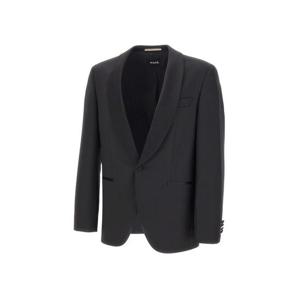 보스 수트 자켓 50469185 001 Black