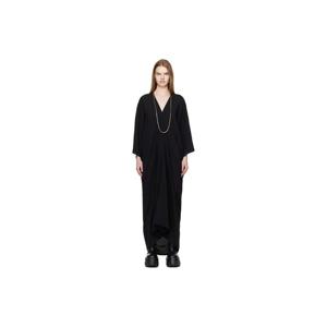 릭오웬스 원피스 블랙 템플 토미카이트 맥시 드레스 261232F055022