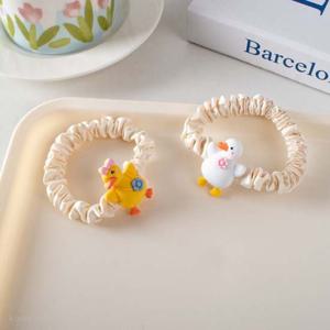 오리 캐릭터 헤어 머리끈 (1P 단위 판매)