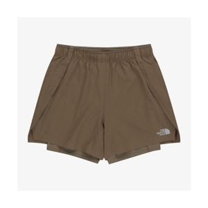 노스페이스 NS6NR50K 화이트라벨 스피드온 2IN1 쇼츠 LIGHT BROWN 254686
