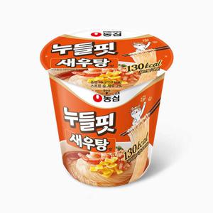 컵라면 소컵 농심 누들핏 새우탕맛 36g 8개