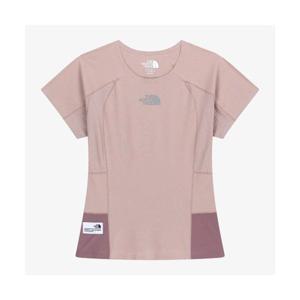 노스페이스 NT7UR80K 화이트라벨 여성 스피드온 반팔 라운드티 GRAYISH PINK 256745