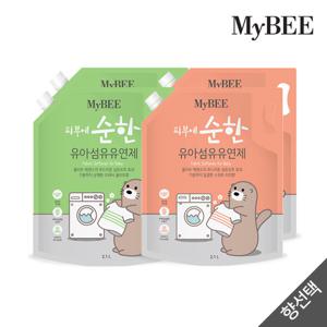 마이비 피부에순한 유아유연제 리필(2100ml)x2팩_향선택