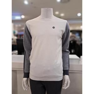 슈페리어 세이브존01 S0B240631슈페리어골프 남성 소매 자카드 라운드넥 방풍 니트티셔츠3종 S0B240631