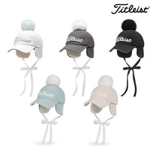 타이틀리스트 정품 우먼스 폼폼 캡 겨울 방한 모자 TH23WPWCK