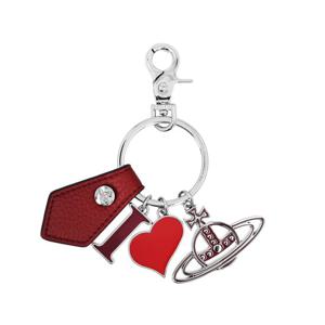 비비안웨스트우드 8203011EU S000D H407 비건 바이오그린 그레인 I love ORB 키링