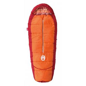콜맨 (Coleman) 침낭 키즈 마미 조정 가능 C4 사용 가능 온도 4도 마미 타입 오렌지 2000027271