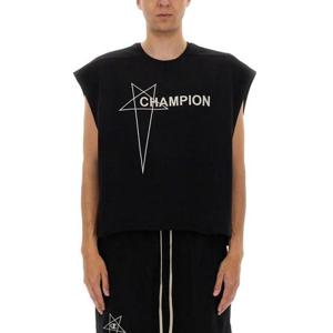 릭오웬스 x 챔피온 반팔 티셔츠 CM01E1666 CHFE09 BLACK