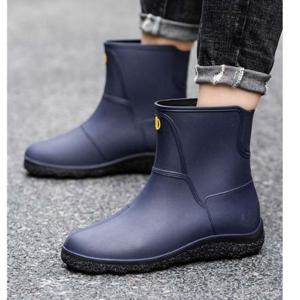 남자 반장화 레인 부츠 슈즈 방수 낚시 신발 3컬러 작업장화 주방장화