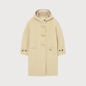 M 커버낫자켓 CQK CO2504CT71-BT 우먼 에딘 울 더플코트 Butter