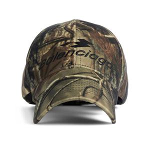 26 SS 발렌시아가 프린트 로고 엠브로이디드 코튼 퓨어 캡 8495164F6B6