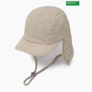 베네통 퀼팅 이어머프 캡 BCCP50461