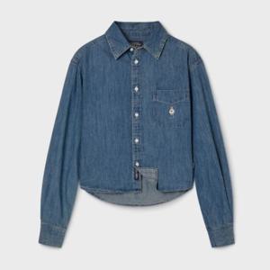 [후아유]여성 Steve Crop Denim Shirts(F) WHYJG2334F