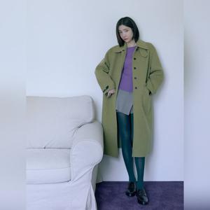 [쥬크]발마칸 우븐 싱글 롱코트 (Z254MSG547)