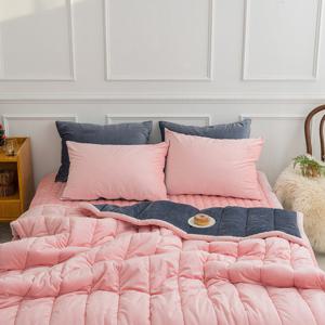 케렌시아 빌리 리버서블 극세사 차렵이불 베개세트 SS