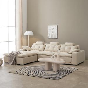 착불 시에스타 스마트패브릭 구스 코너형 모듈 4인용 소파