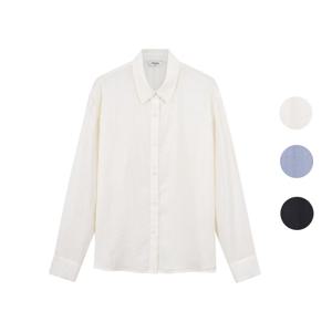 [폴햄]여성) 크링클 오버핏 긴팔 셔츠 PHF3WC2089