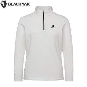 블랙야크 여성 겨울 등산 티셔츠 폴라텍 파워드라이 기모 집업 긴팔티2 1BYZTWU506WH