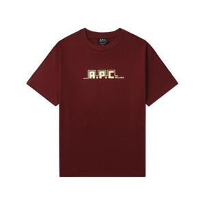 아페쎄 반팔 티셔츠 COHBWM26502GAC BORDEAUX DOM