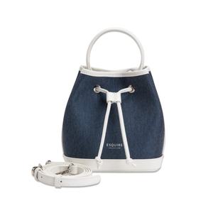[에스콰이아]여성 데님원단 미니 복조리백 버킷&크로스백  EOESHB875