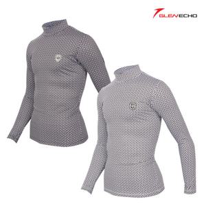 그렌에코 ges22401 남성 웨이브패턴 프린트 골프이너/에어로쿨