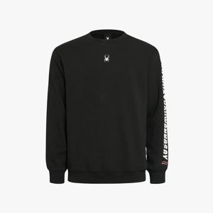 [스파이더] 공용 SWUWS 슬리브 자수 맨투맨 SPHFCNRL346UBLK