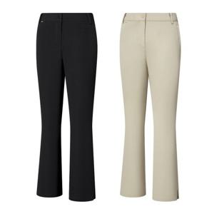 콜핑 세미 부츠컷 슬림 밴딩 스판여자 가을 나팔바지