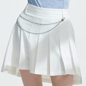 [디즈니골프]여성 체인 플리츠 언발 스커트 큐롯 (SO1LCR001)