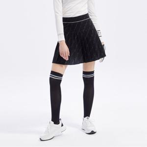 [톨비스트] (여성)프린트 플리츠 스커트_GACF9-WQS030_BK1