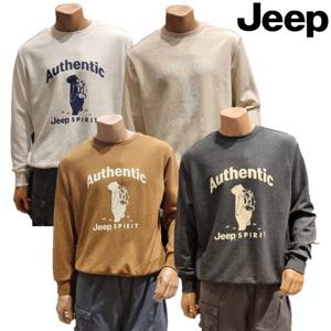 [지프]곰프린트 맨투맨티셔츠 JP3TSU893