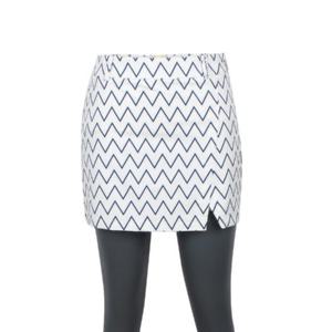 그렌에코 여성 봄 여름 골프웨어 골프 패턴 큐롯 치마바지 스커트 화이트 GES8704