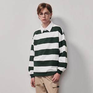 [에꼴리에] 남자 봄이월 루즈핏럭비카라티(25A5403)