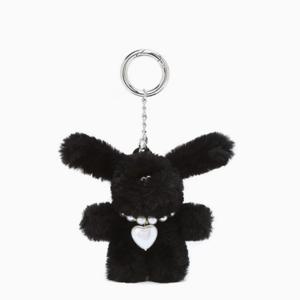 [질스튜어트] 토끼 인형 키링 겸 참장식 블랙 JAHO4F777BK