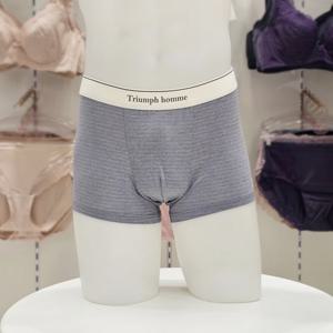 [트라이엄프] 남성 그레이 카멜라 쿨 드로즈 사각팬티 TEMDR216 GY