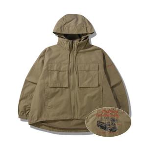 [지프]JQ1JPF202 베이지 25년 여성 전용 아웃포켓 후드점퍼_SC