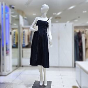 [밸리걸] 백 스모킹 데님 끈나시 원피스 803430