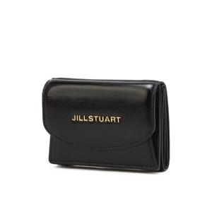 [질스튜어트] 블랙 로고 장식 소가죽 3단 반지갑 JAWA5F540BK