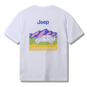 [JEEPKIDS(지프키즈)] 트래블 산 자동차 반팔티 KQ0TSU382WH