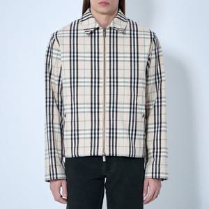 26 SS 버버리 시그니처 체크 모티프 헤링턴 플란넬 자켓 8101040 C1849