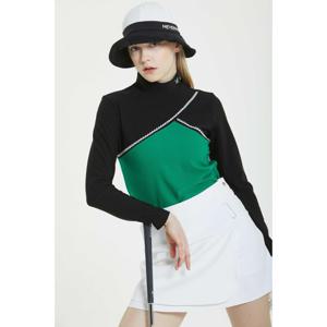 네버마인드올 여성 브레타 앙상 하이넥 긴팔티_NF05WTS716GN