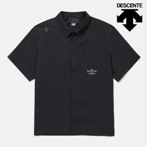 [데상트]데상트 코듀라 포켓 반팔 셔츠 SP321DPS71BLK0 반팔티