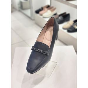 [무크] 여성 크리스탈 꼬임 세미 로퍼 4cm 422108QA